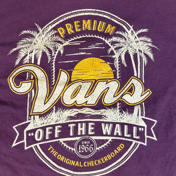 Vans Off The Wall Long Sleeve T Shirt XS - Picture 5 of 8